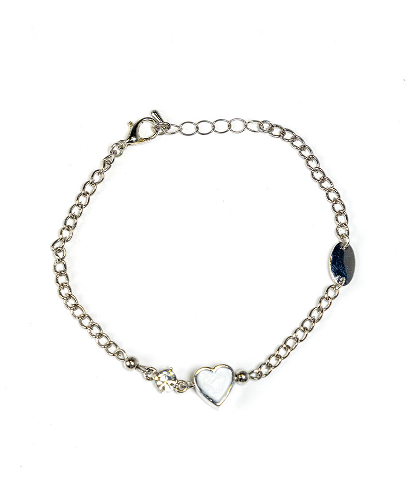 St. Jude Pearly Heart Bracelet